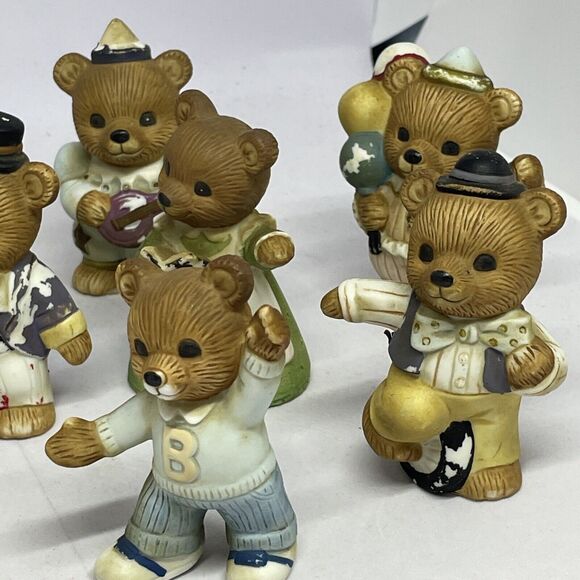 HOMCO Bears Ceramic Fireman Poodle Skirt Clown Teacher Doctor Chef ETC Lot of 15 - Picture 10 of 15